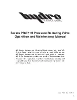 Hydro Instruments PRV-71H Series Operation And Maintenance Manual предпросмотр