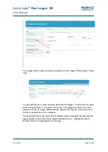 Preview for 52 page of Hydro International Hydro-Logic Flexi Logger 100 User Manual