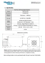 Preview for 4 page of Hydro Mist F10-04-003 User Manual