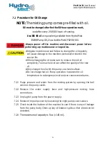 Preview for 18 page of Hydro Mist F10-04-003 User Manual