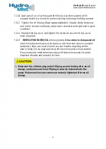 Preview for 20 page of Hydro Mist F10-04-003 User Manual