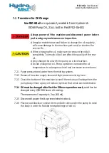 Preview for 18 page of Hydro Mist F10-04-009 User Manual