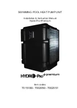 Hydro-Pro Hydro-Pro+ Premium 22M Installation Instructions Manual preview