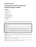 Preview for 118 page of Hydro-Pro Inverter 07 User And Service Manual