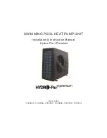 Preview for 1 page of Hydro-Pro + premium 10 Installation Instructions Manual