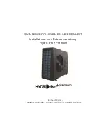 Preview for 98 page of Hydro-Pro + premium 10 Installation Instructions Manual