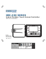 Preview for 1 page of HYDRO-RAIN HRC-390-06-NA Instruction Manual