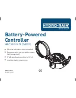 HYDRO-RAIN HRC 990 04 01 Manual preview