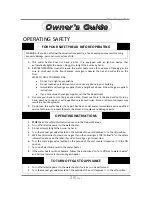 Preview for 26 page of Hydro-Smart 115 Installation Manual And Owner'S Manual