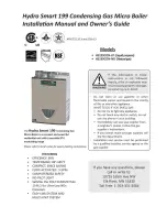 Preview for 1 page of Hydro-Smart 199 Installation Manual And Owner'S Manual