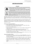 Preview for 12 page of Hydro-Smart 199 Installation Manual And Owner'S Manual