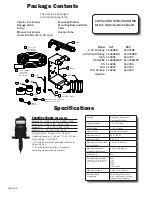 Предварительный просмотр 6 страницы Hydro systems 113205 Operating Manual