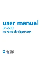 Предварительный просмотр 1 страницы Hydro systems CP-5OO User Manual