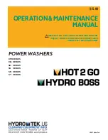 Hydro Tek HG SERIES Operation & Maintenance Manual preview