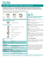 Hydro AutoDose 1170 Installation Manual preview