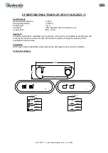 Предварительный просмотр 1 страницы HydroAir OVAL TOUCH 25-2613-11 Quick Start Manual