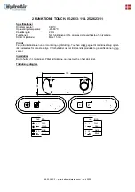 Предварительный просмотр 4 страницы HydroAir OVAL TOUCH 25-2613-11 Quick Start Manual