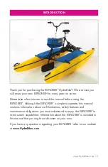 Preview for 3 page of HydroBikes EXPLORER I Assembly, Operation And Safety Instructions