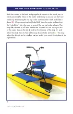 Preview for 18 page of HydroBikes EXPLORER I Assembly, Operation And Safety Instructions