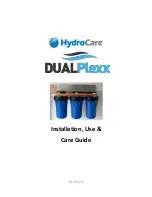 HydroCare DUALPLEXX Installation, Use & Care Manual предпросмотр