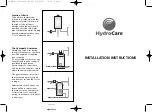 HydroCare HC44 Installation Instructions предпросмотр