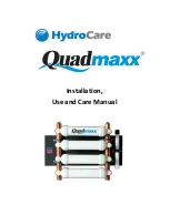 HydroCare Quadmaxx Installation Use And Care Manual предпросмотр