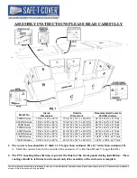 Preview for 1 page of HYDROCOWL SAFE-T-COVER 600DS Series Assembly Instructions