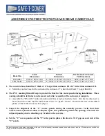 Preview for 1 page of HYDROCOWL Safe-T-Cover 800 Series Assembly Instructions