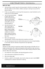 Предварительный просмотр 4 страницы Hydrofarm Active Air ACDF10 Instruction Manual