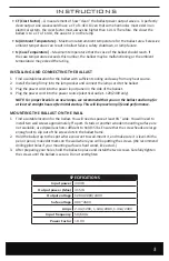 Preview for 8 page of Hydrofarm Phantom CMh 315 Instructions Manual