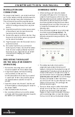 Preview for 3 page of Hydrofarm PHANTOM Commercial DE PHB3015 Instruction Manual