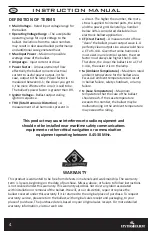 Preview for 4 page of Hydrofarm PHANTOM Commercial DE PHB3015 Instruction Manual