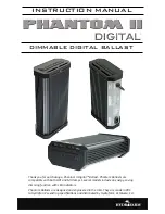 Предварительный просмотр 1 страницы Hydrofarm Phantom II Digital Instruction Manual