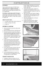 Preview for 2 page of Hydrofarm Xtrasun II XT2AW Instructions Manual