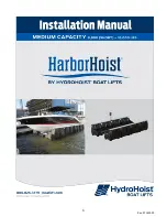 Preview for 1 page of HydroHoist 18000 Long Installation Manual