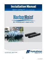 HydroHoist HarborHoist HH-20,000 V-HULL V-FRAME Installation Manual предпросмотр