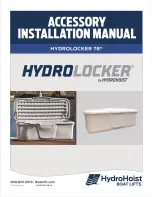 Preview for 1 page of HydroHoist HYDROLOCKER 78 Installation Manual