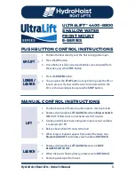 Preview for 4 page of HydroHoist UltraLift Series Owner'S Manual