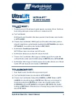 Preview for 5 page of HydroHoist UltraLift Series Owner'S Manual