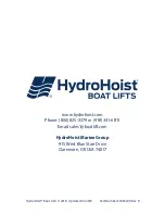 Preview for 8 page of HydroHoist UltraLift Series Owner'S Manual