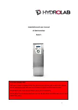 HYDROLAB Basic 5 Installation And User Manual preview