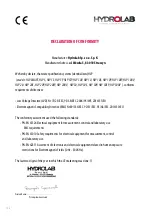 Предварительный просмотр 108 страницы HYDROLAB HLP 10 User Manual