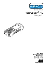 Preview for 1 page of HYDROLAB Surveyor HL User Manual