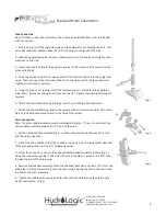 Предварительный просмотр 6 страницы HydroLogic ecospring Installation Manual & Owner'S Manual