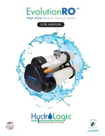 HydroLogic EvolutionRo User Manual предпросмотр