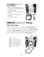 Preview for 3 page of HydroLogic Merlin Garden pro User Manual