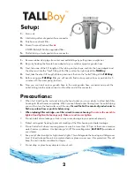 Preview for 3 page of HydroLogic TallBoy HL-31050 User Manual