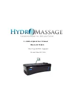 HydroMassage L-300 Bed Quick Start Manual preview