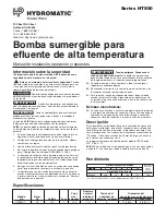 Preview for 13 page of Hydromatic HTS50 Series Installation, Operation & Parts Manual