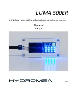 HYDROMEA LUMA 500ER Manual preview